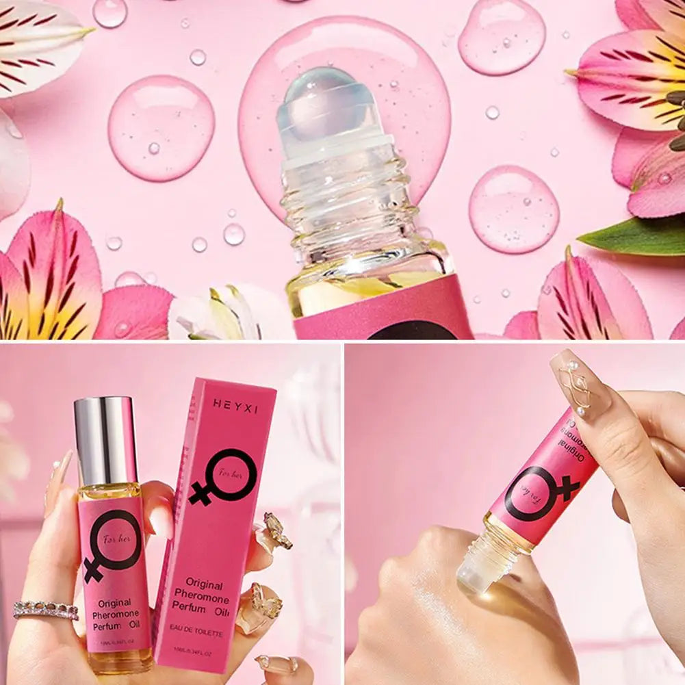 Pheromone Perfume Oil Rolling Fragrance For Men Women Natural Long-lasting Fresh Portable Charming Fragrance For Dating Daily